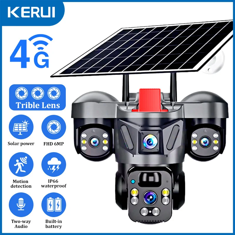 KERUI V380 Pro Outdoor PTZ 6MP - Home Security Panel ulasan dan harga