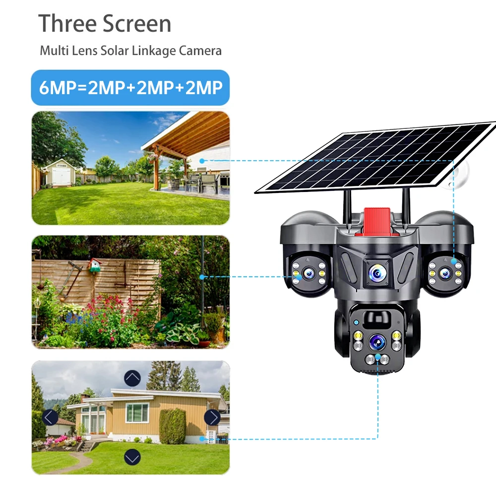 KERUI V380 Pro Outdoor PTZ 6MP - Home Security Panel ulasan dan harga