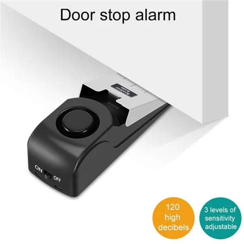 120db Wireless Door Stop Stopp - Door Wedge Alarm ulasan dan harga