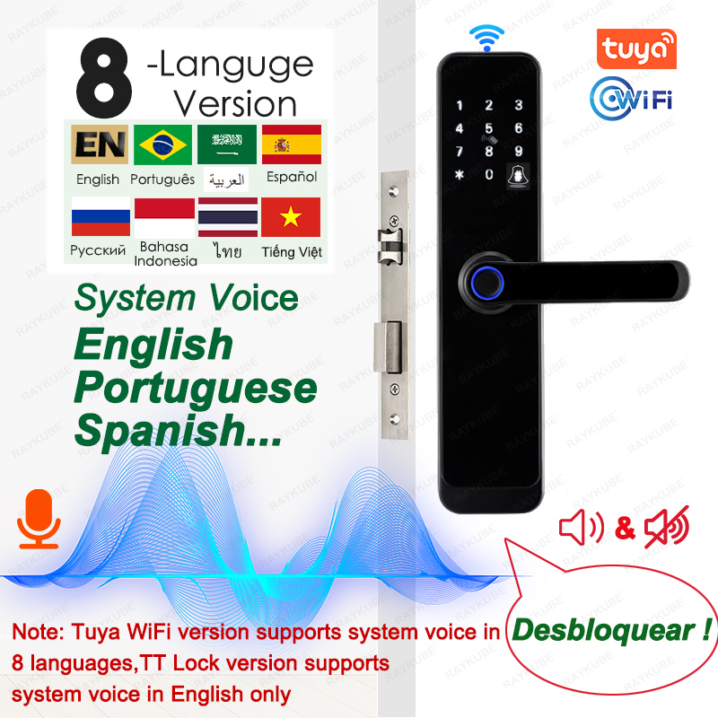 RAYKUBE K8 Smart Door Lock TTl - Home Security Key ulasan dan harga