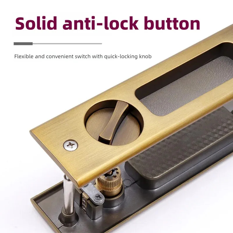 Heavy-Duty Black Sliding Door  - Home Security Key ulasan dan harga