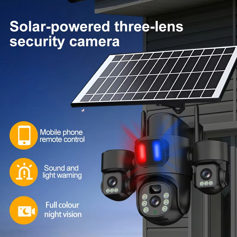 WIFI Solar PTZ Camera Outdoor  - Home Security Panel ulasan dan harga