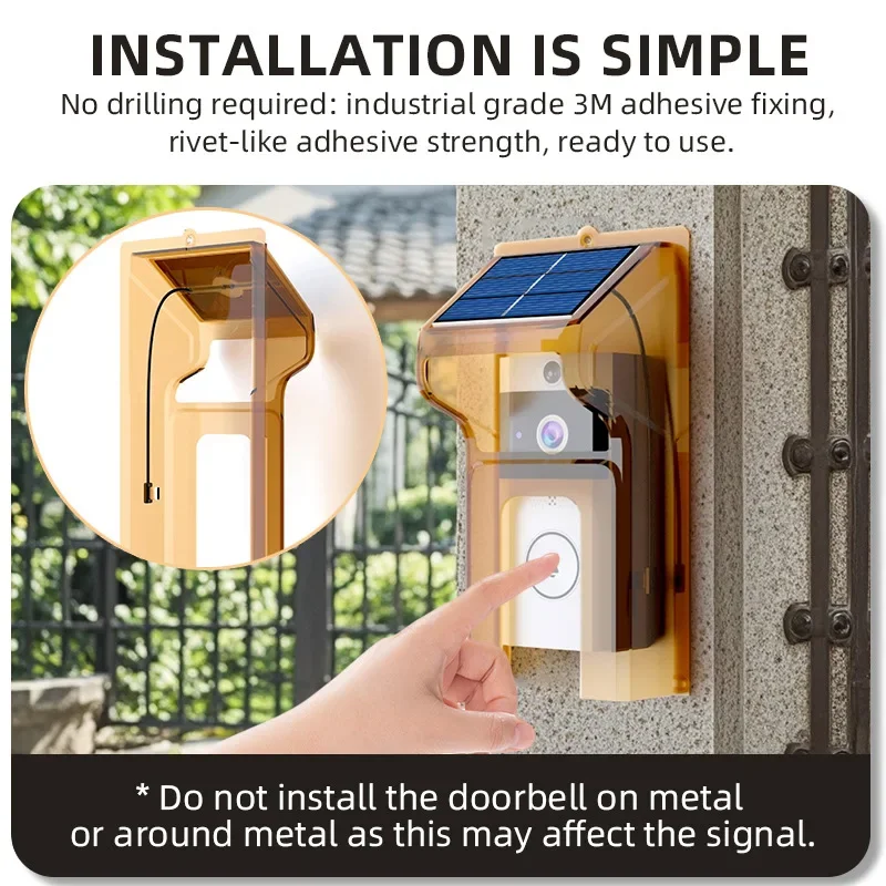 2026 Wireless Solar Smart Door - Home Security Doorbell Camera ulasan dan harga