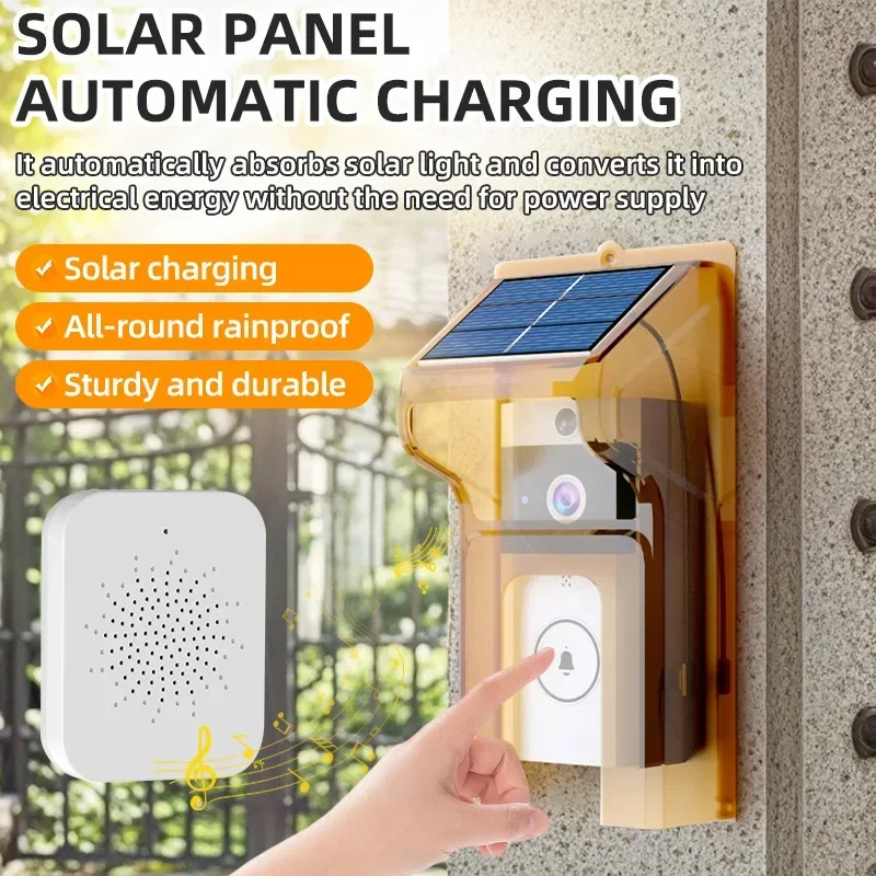2026 Wireless Solar Smart Door - Home Security Doorbell Camera ulasan dan harga