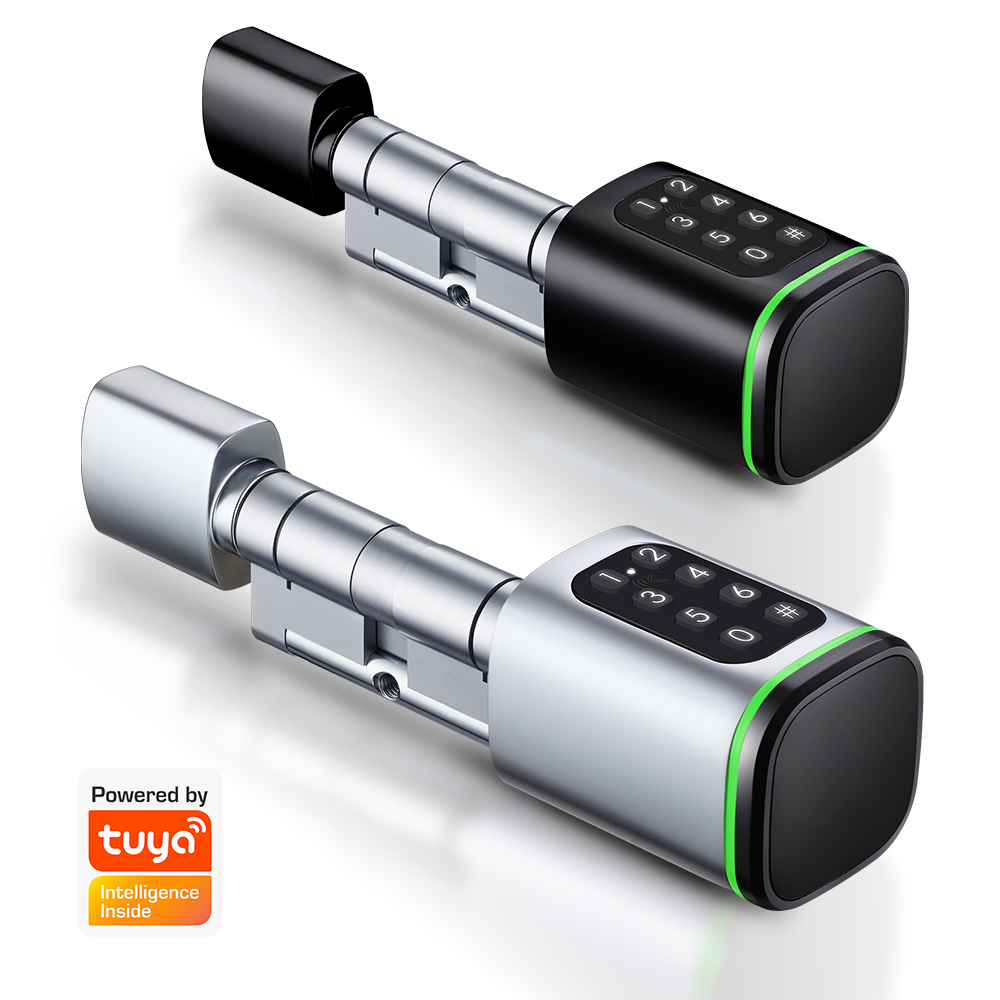 Smart Cylinder Lock Tuya 60-90 - Home Security Key ulasan dan harga