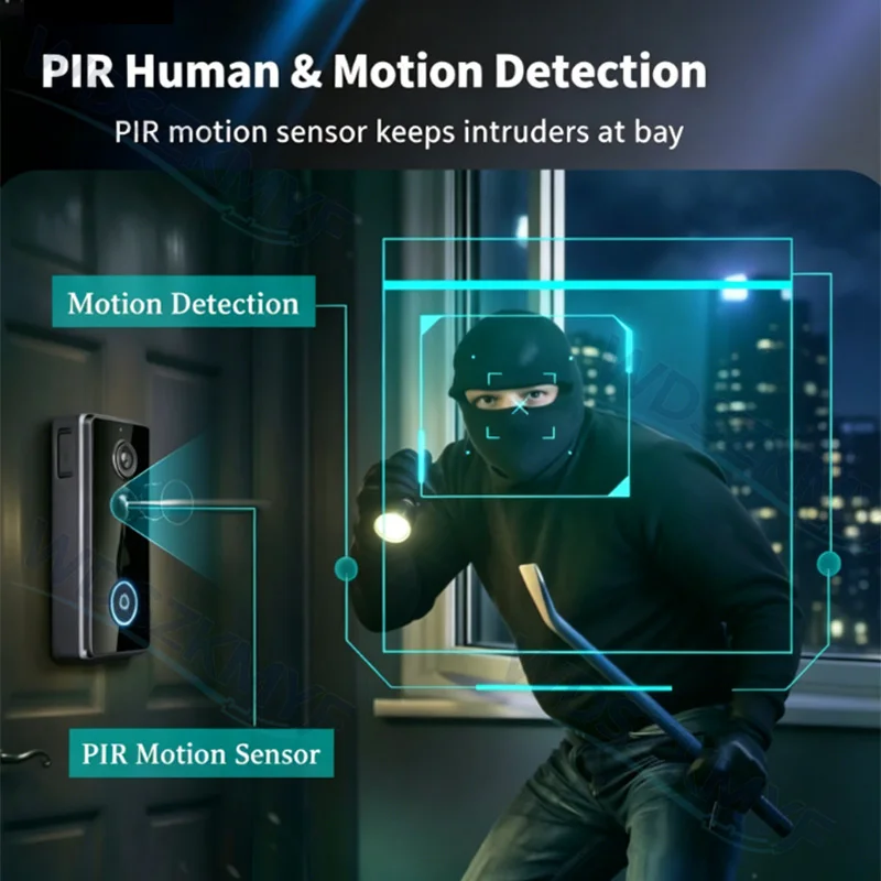 New Waterproof Wireless Doorbe - Home Security Doorbell Camera ulasan dan harga