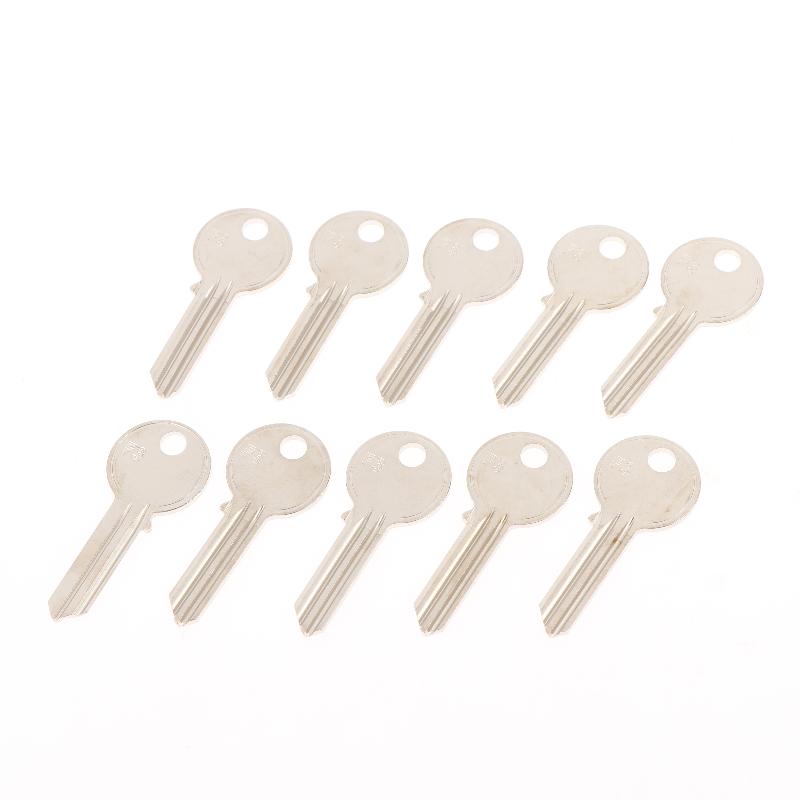 10Pcs F3 Double Slot Key Blank - Home Security Key ulasan dan harga