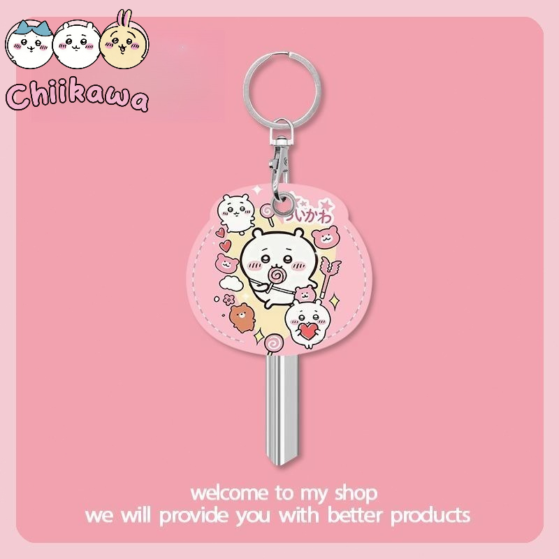 Chiikawa Cute Cartoon Hachiwar - Home Security Key ulasan dan harga
