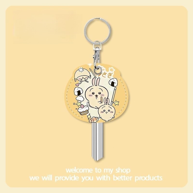 Chiikawa Cute Cartoon Hachiwar - Home Security Key ulasan dan harga