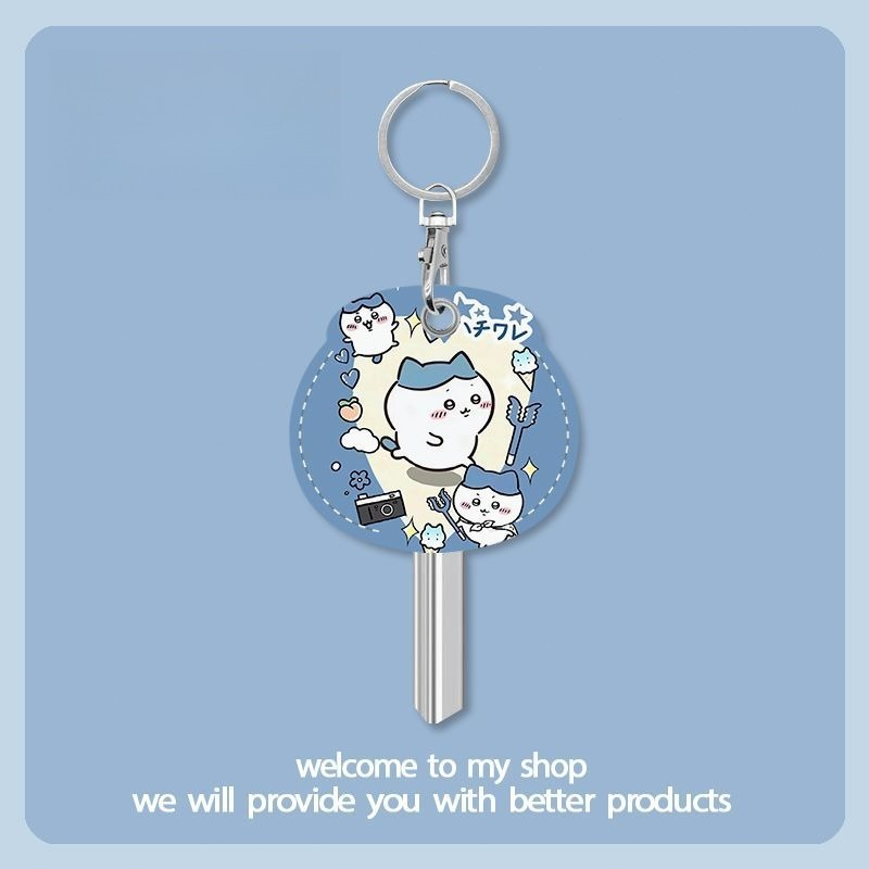Chiikawa Cute Cartoon Hachiwar - Home Security Key ulasan dan harga