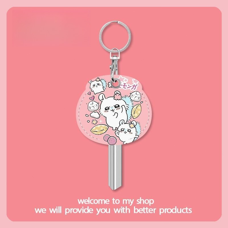 Chiikawa Cute Cartoon Hachiwar - Home Security Key ulasan dan harga