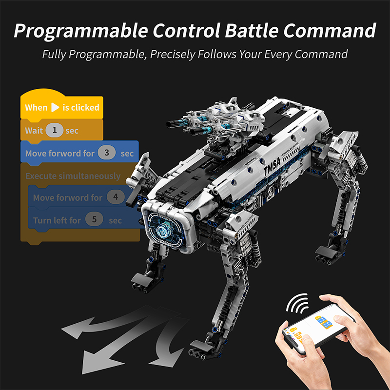 Technical STEM Programming Rob - Home Security Robot Dog ulasan dan harga