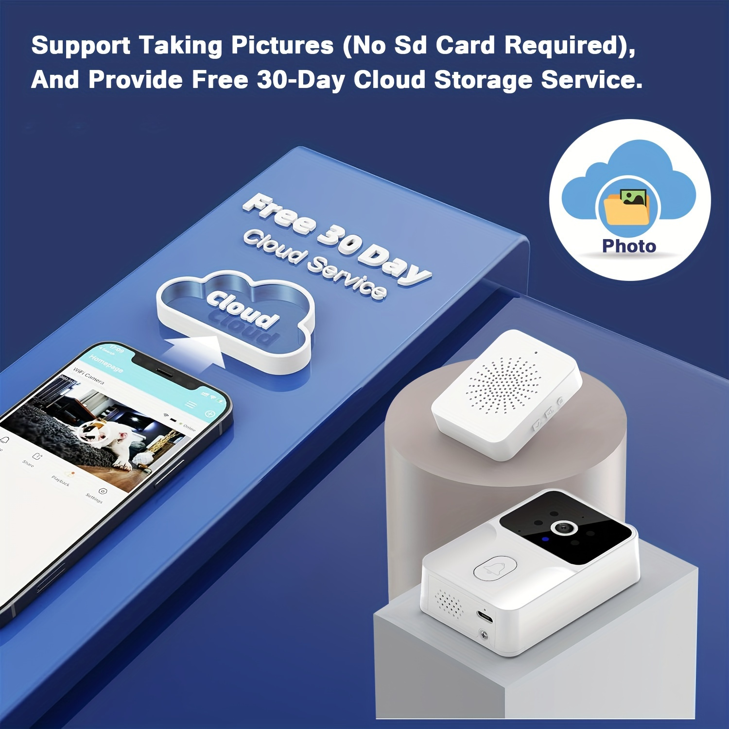 Tuya Wireless Smart Video Door - Home Security Camera Installation ulasan dan harga