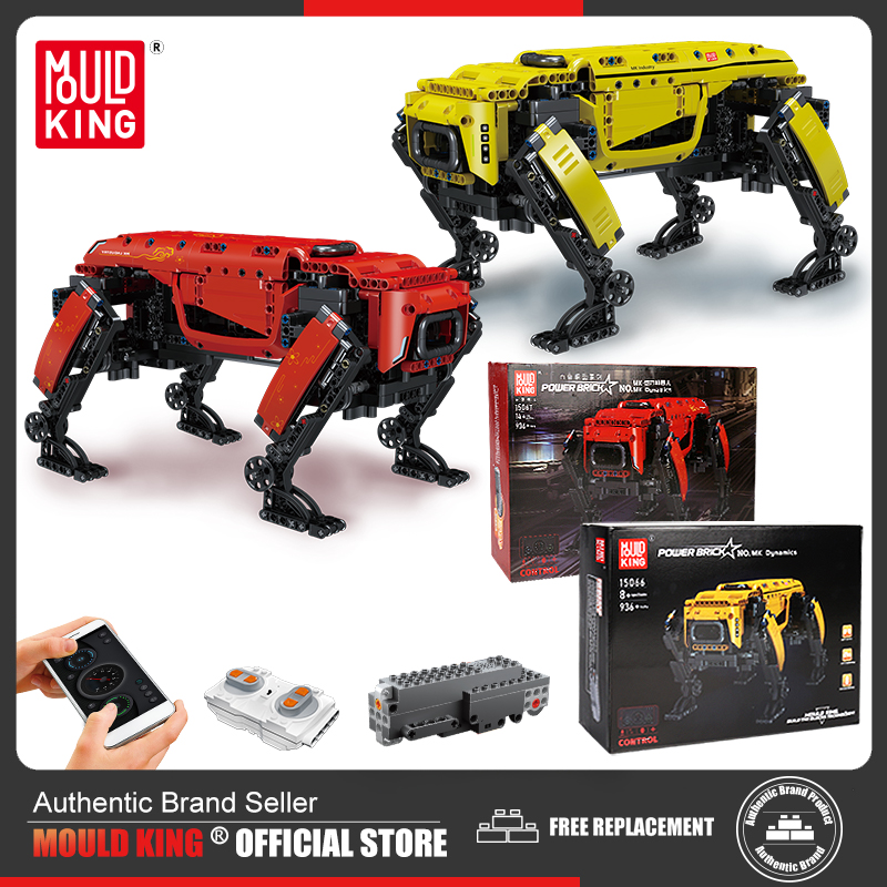MOULD KING 15066/15075 Technic - Home Security Robot Dog ulasan dan harga